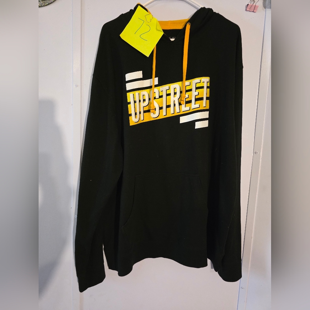 Upstreet Zac Brown Black And Yellow Hoodie Size Xxlarge